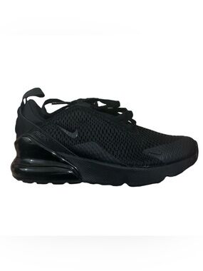 Kids Nike Air Max 270 Sneakers In Triple Black